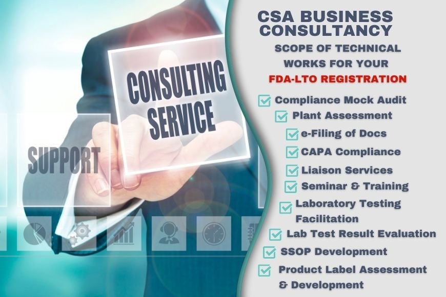 FDA-LTO Consulting & Registration