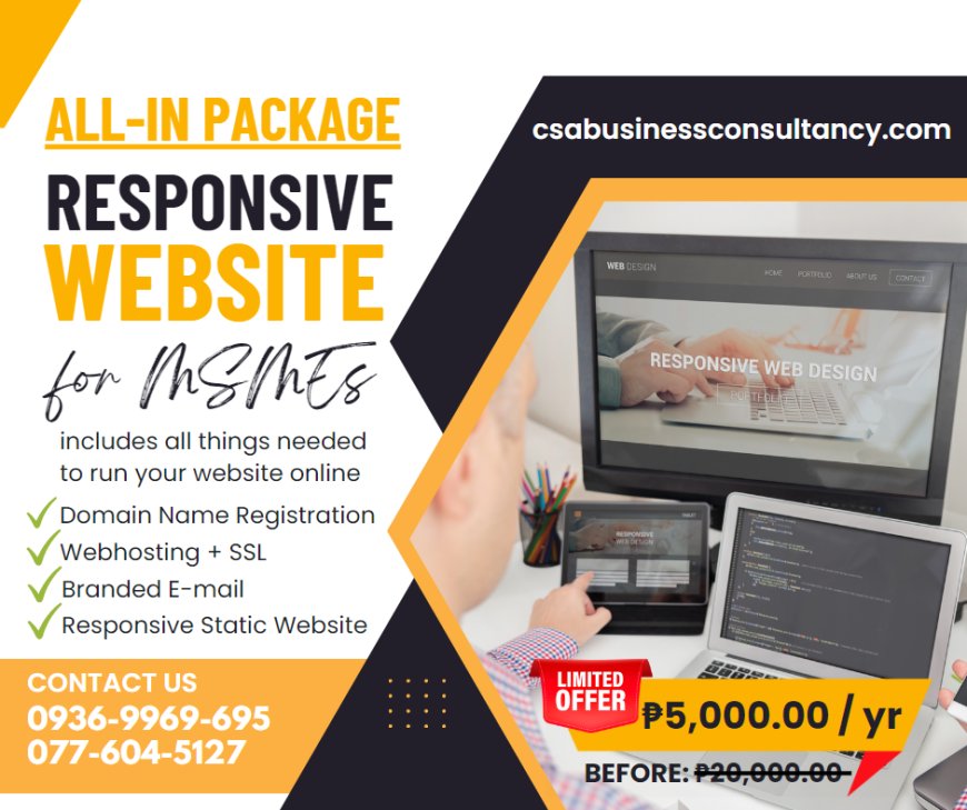 Responsive Website for MSMEs All-in-Package